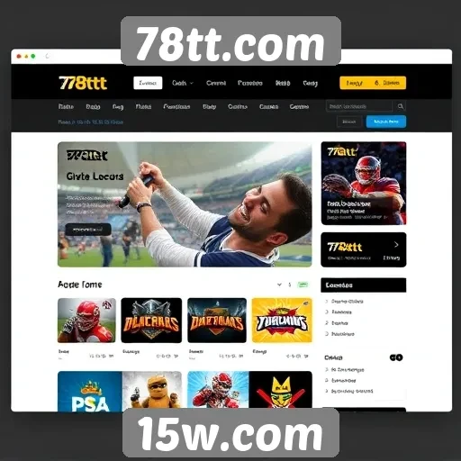 Interface e usabilidade do site 78tt.com